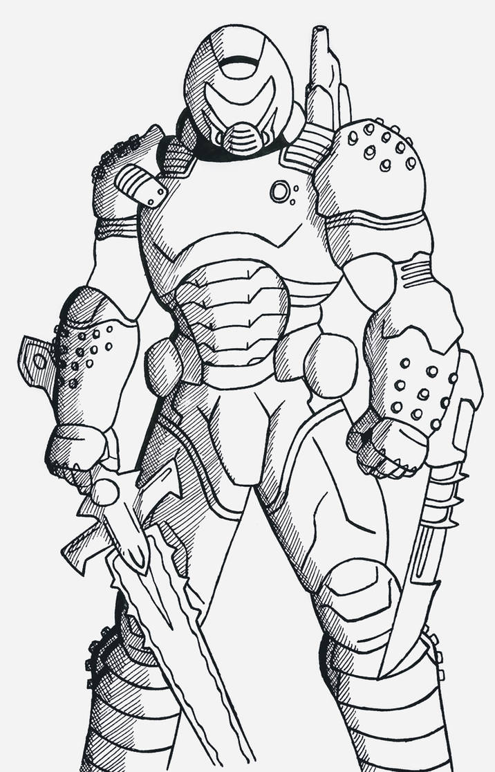 THE DOOM SLAYER by ItsFurryGuy4542 on DeviantArt
