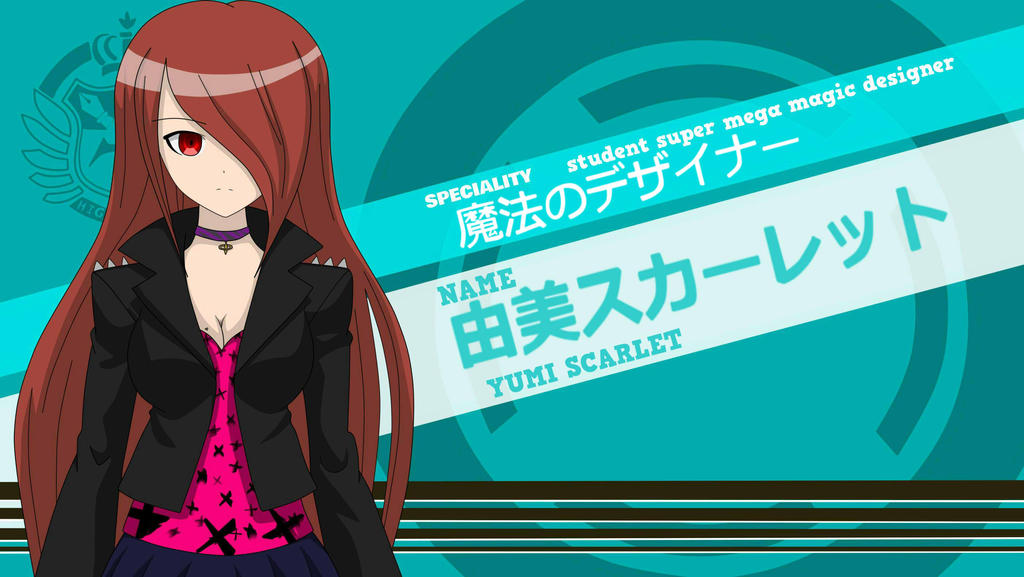 Dangan Ronpa oc: Yumi Scarlet by auristyleskiss on DeviantArt