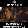 Keep Calm - Damon and Elena
