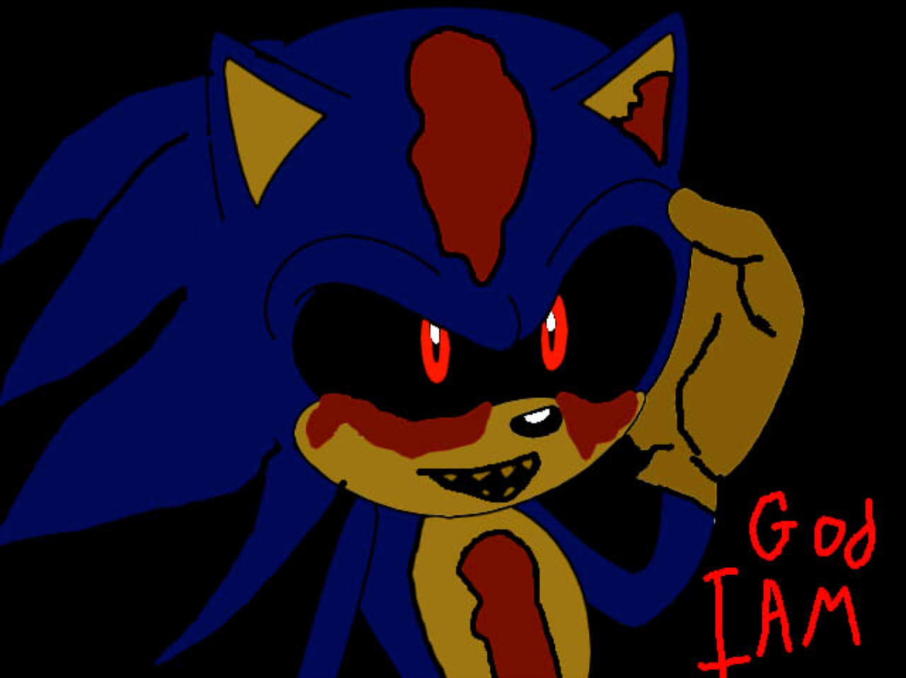 Sonic EXE Base (I AM God) by AlinaWerewolf6543 on DeviantArt