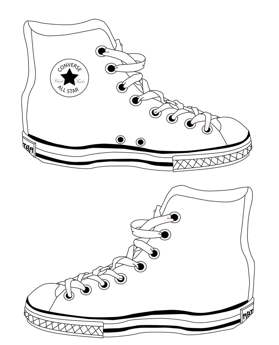 Converse Shoes Template by Reinvigorate on DeviantArt converse-shoes-template-by-reinvigorate-on-deviantart