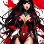 Vampirella Black And Red Fantasy Character Soul 0