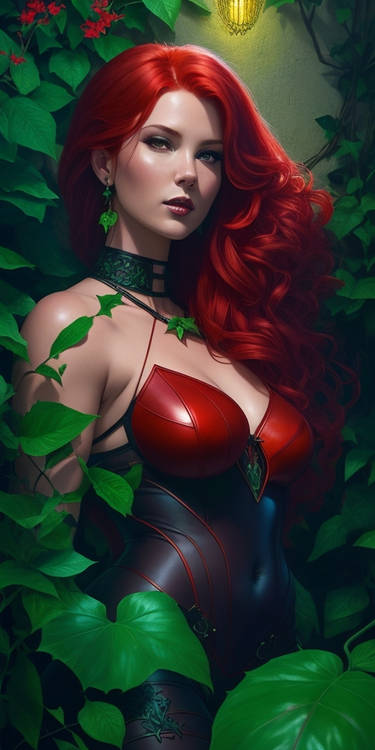 beautiful gorgeous red hair poison ivy dc Bouga 2 