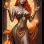 Tarot Card The Emperor beautiful sexy woman ora 1