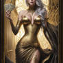 Tarot Card The Hanged Man beautiful sexy woman 1 (