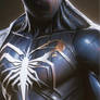 Black Costume Spiderman Marvel Comics Hyperdeta 2 