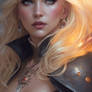 Beautiful Blonde Hair Hocus Pocus Woman Adorned 3