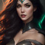 DC Mera beatiful woman cosplay black hair dark 0