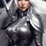 Silver Hair Beautiful Samurai Woman Ador 2