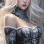Blonde Hair Snow Icicle Woman Beau 0 (1)