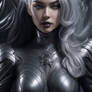 Dark Silver Hair Gothic Beautiful 0