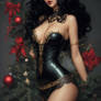 Black Hair Christmas Tree Present 2 (2)