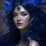 Dark Blue Hair Ancient Olympus God 3