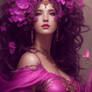 Fuscia Hair Ancient Olympus Goddes 1