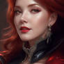 Red Hair Caroling Woman Dark Makeu 3 (1)