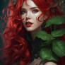 Red Hair Venus Flytrap Woman Dark 1