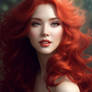 Red Hair Beatiful Happy Holiday Wo 3