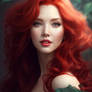 Red Hair Beatiful Happy Holiday Wo 2