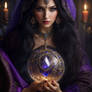 Attractive Mysterious Fortune Teller Gypsy Woman B