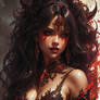 Chocolate Hair Elegant Reddressed Beatiful Vamp 1