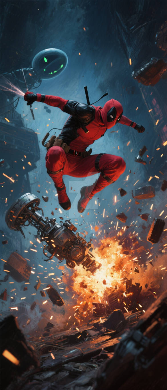 Marvel Deadpool Vs Aliens 8 by arrojado on DeviantArt