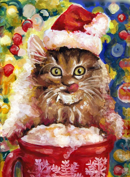 Christmas cat