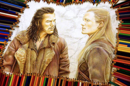 Legolas and Bard the Bowman - WIP