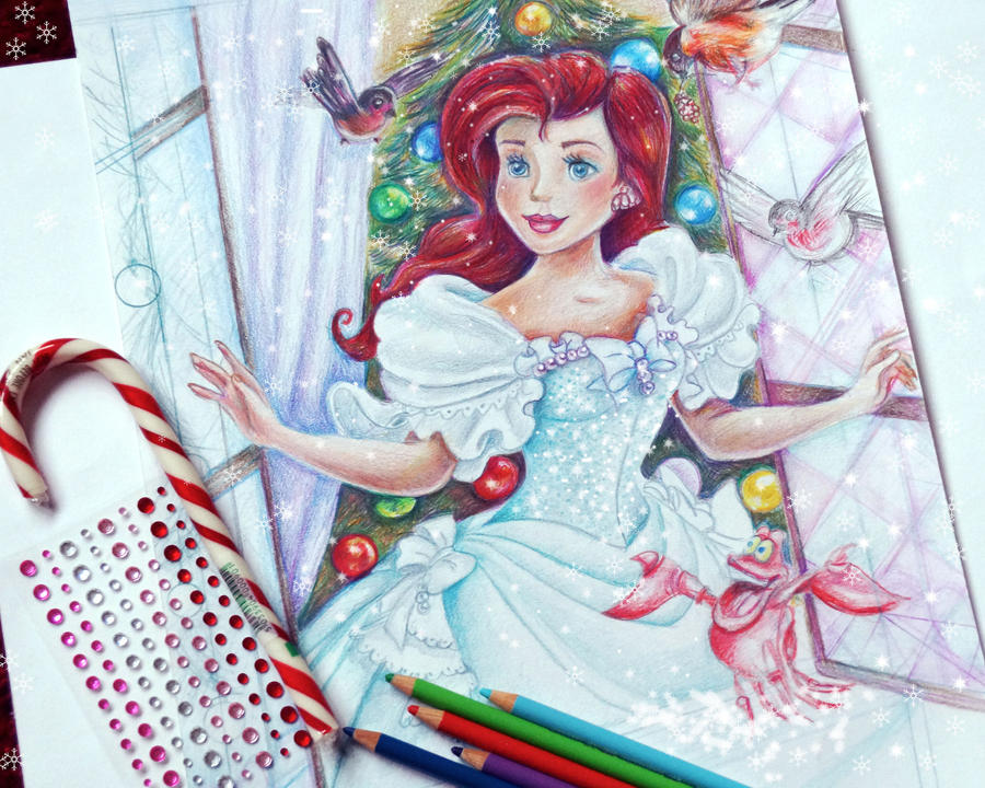 Ariel (Christmas morning) WIP