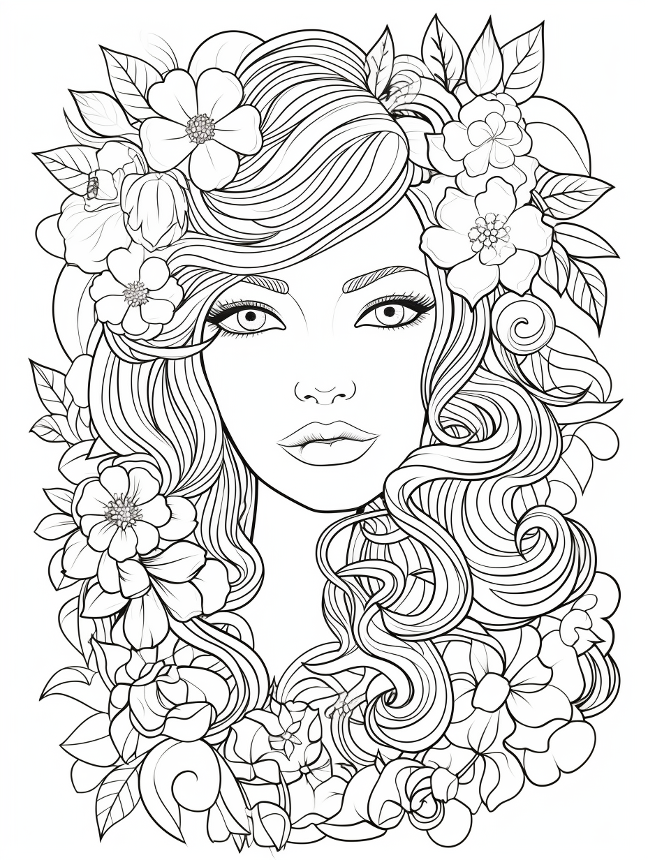 Floral Coloring Book Page #54 by Coloring-Collective on DeviantArt