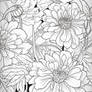 Floral Coloring Book Page #160