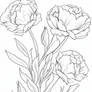Floral Coloring Book Page #222