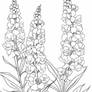 Floral Coloring Book Page #308