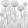 Floral Coloring Book Page #365