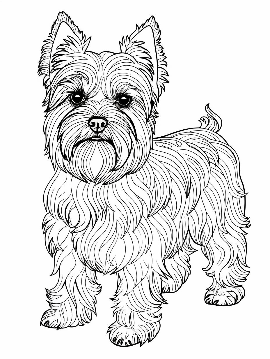 Yorkshire Terrier Free Printable Coloring Page By Coloring Collective yorkshire-terrier-free-printable-coloring-page-by-coloring-collective