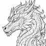 Black Dragon - Free Printable Coloring Page