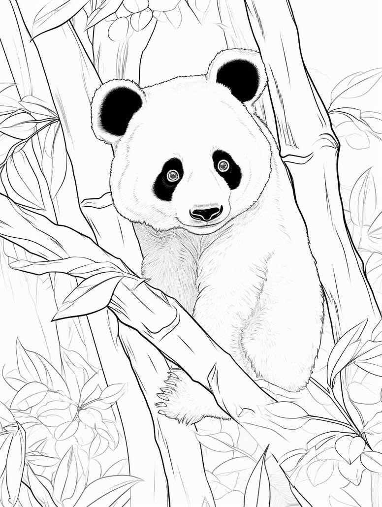 Giant Panda - Free Printable Coloring Page by OtakuOasisDesigns on ... Giant Panda - Free Printable Coloring Page by OtakuOasisDesigns on ...