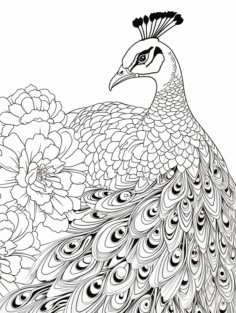 Peacock - Free Printable Coloring Page by Coloring-Collective on DeviantArt peacock-free-printable-coloring-page-by-coloring-collective-on-deviantart