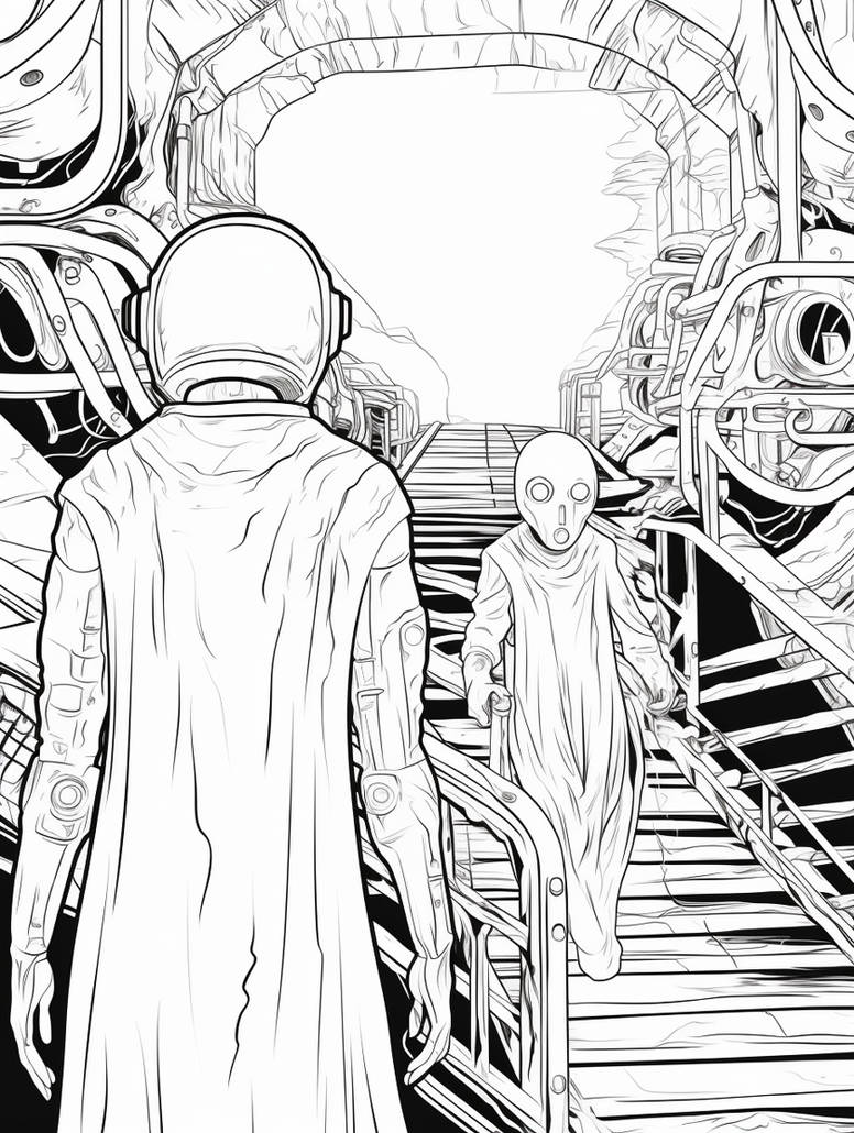 Alien Ship - Free Printable Coloring Page by Coloring-Collective on DeviantArt alien-ship-free-printable-coloring-page-by-coloring-collective-on-deviantart