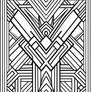 Lines and Angles - Free Patterned Coloring Page