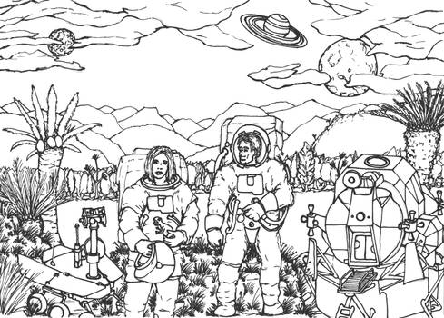 Scifi drawing