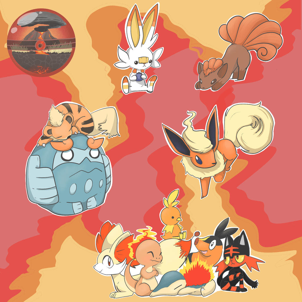 Fire type Pokemon by rpp4456 on DeviantArt