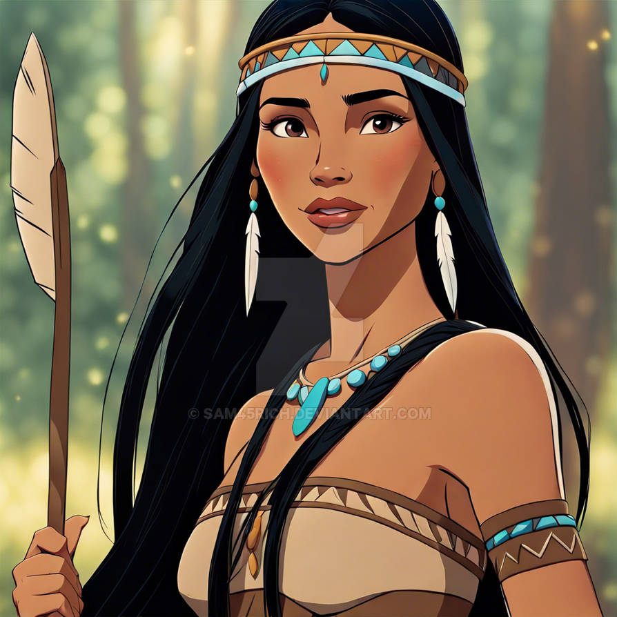 Pocahontas photo of Aesthetic artwo