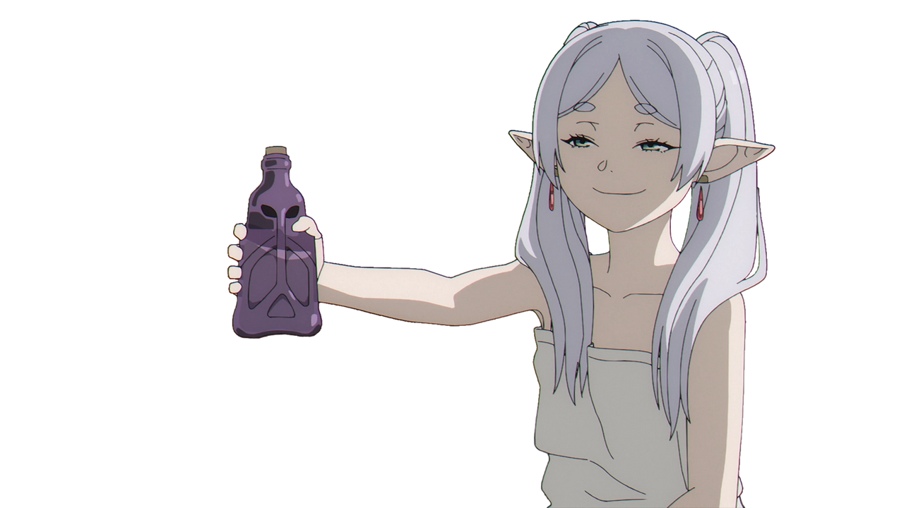 Frieren Smug Render by Markofka007 on DeviantArt