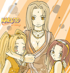 Tsunade, Naruko and Sakura