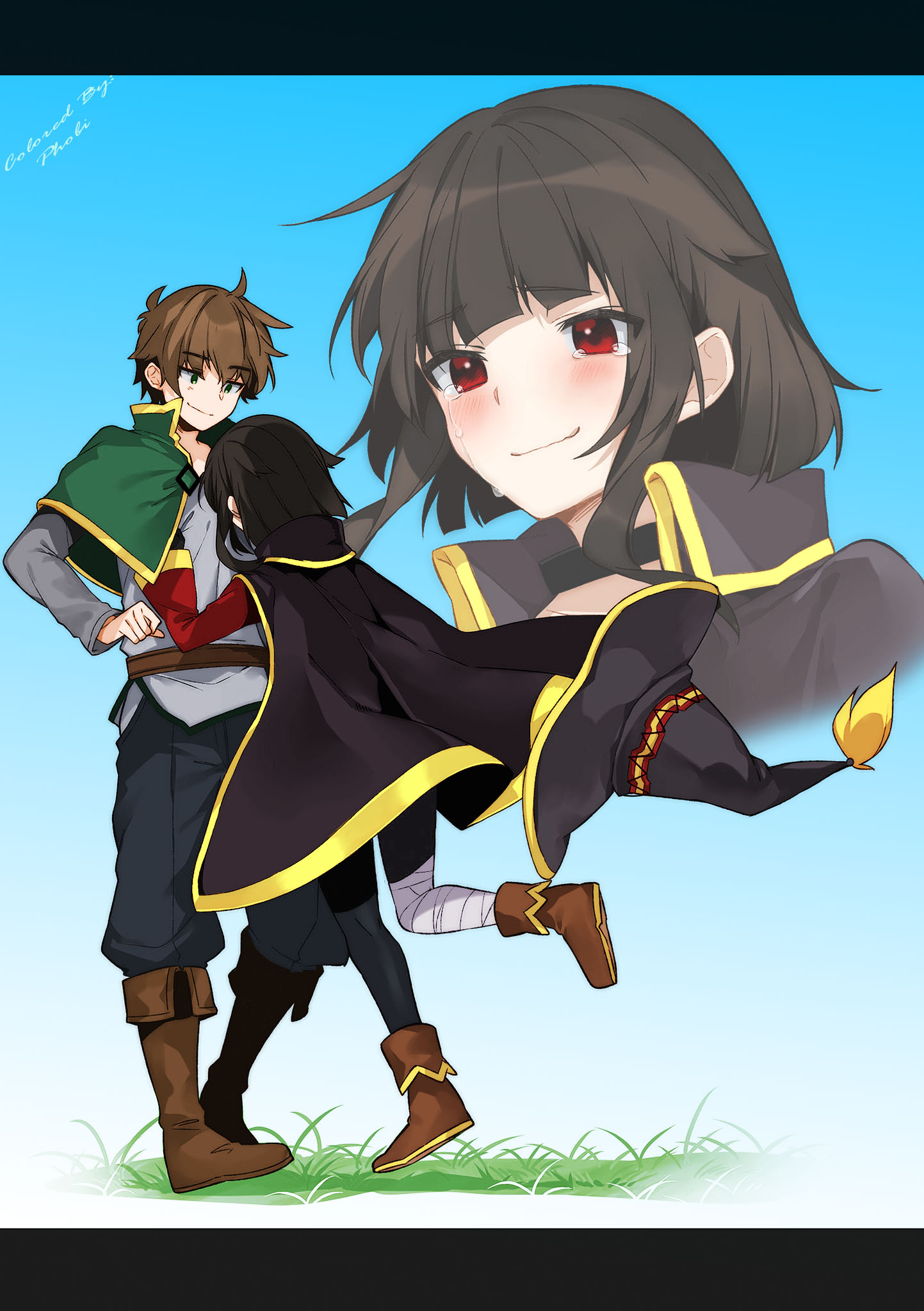 kazuma x Megumin by NorvakKK on DeviantArt