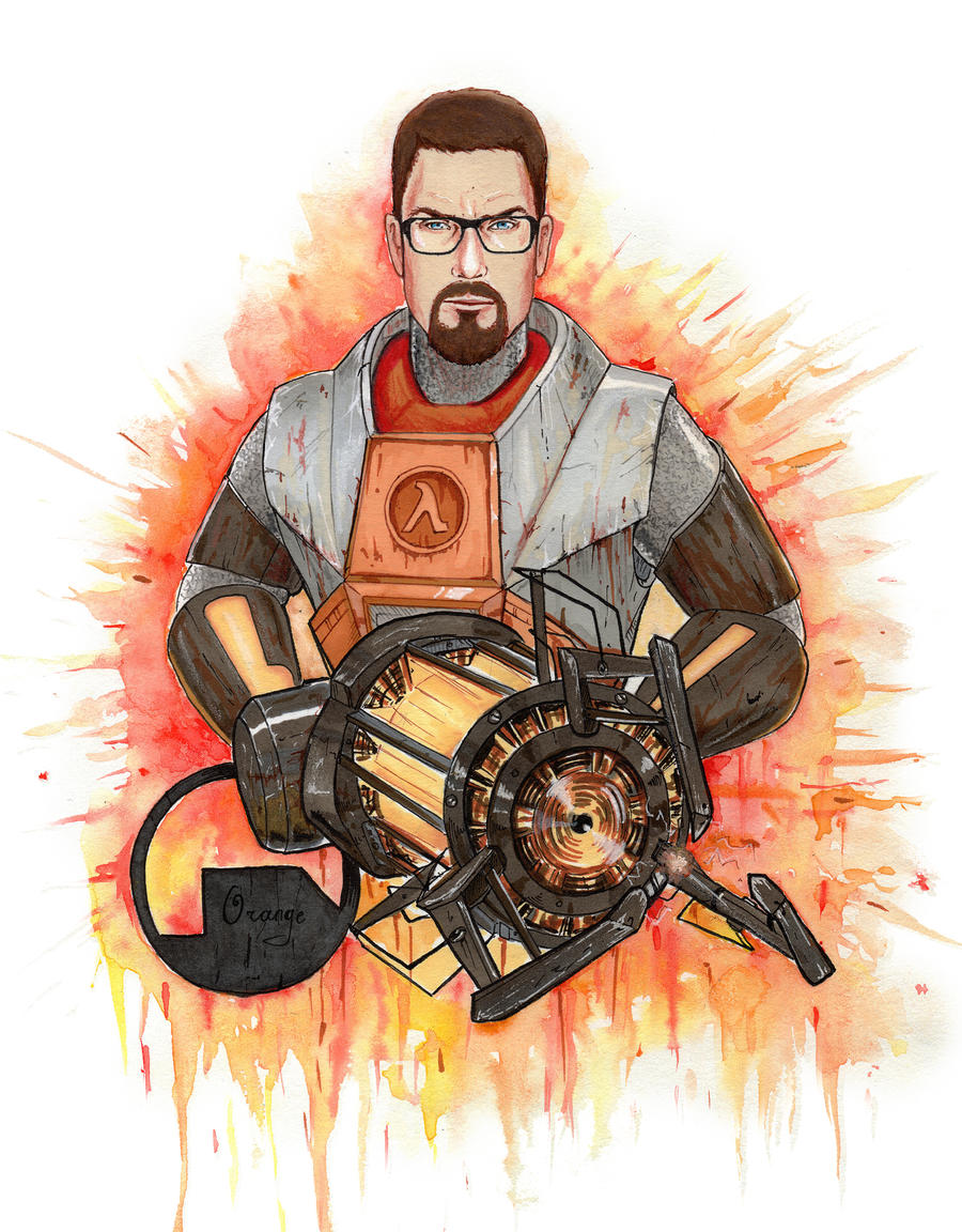 Gordon Freeman Deviantart Gordon Freeman by PlumpOrange on DeviantArt