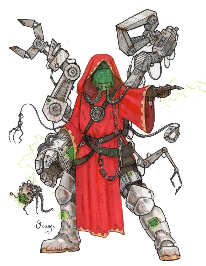 Techpriest by PlumpOrange on DeviantArt