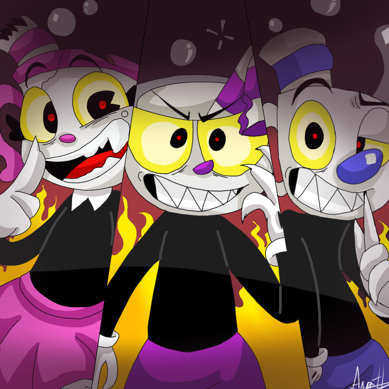 Cuphead Mugman And Mrs Chalice Evil By BeeberryBR On DeviantArt cuphead-mugman-and-mrs-chalice-evil-by-beeberrybr-on-deviantart