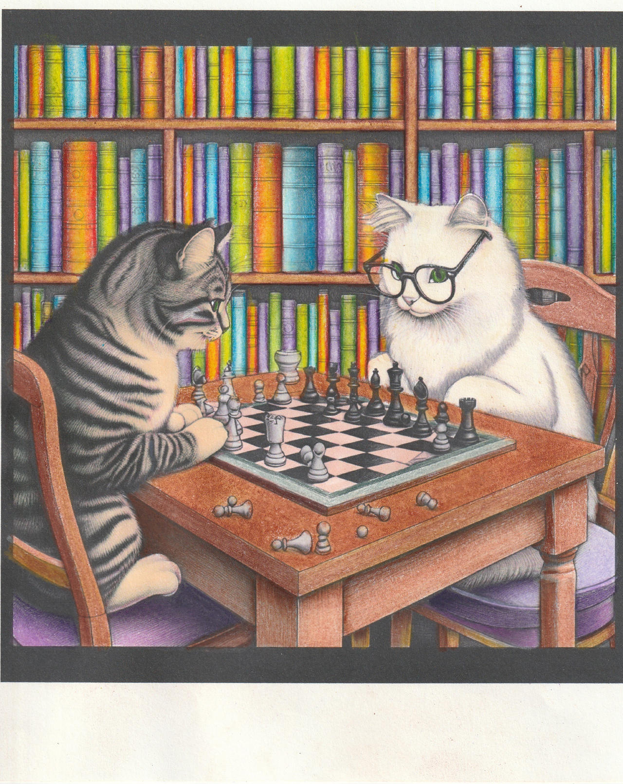 chess cats by mathlab on DeviantArt