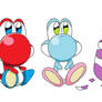 Baby yoshis! =3